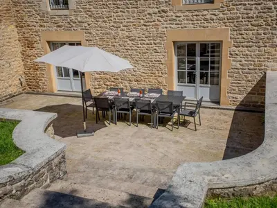 Terrasse ou espace extérieur de l'établissement Gite du Moulin