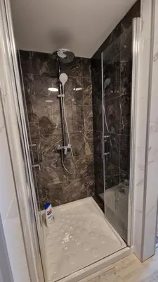 Salle de bains dans l'établissement La Symphonie