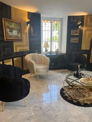 Coin salon dans l'établissement Domaine Pierre Monnaie