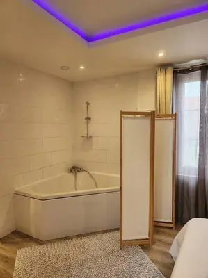 Salle de bains dans l'établissement Appartement avec baignoire - Hautvillers