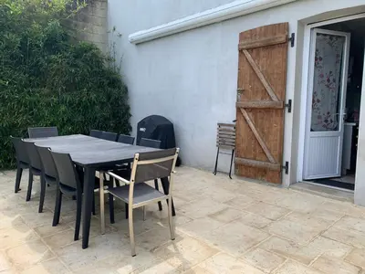 Terrasse ou espace extérieur de l'établissement Villa Mirroir en Champagne, jusque 10 voyageurs