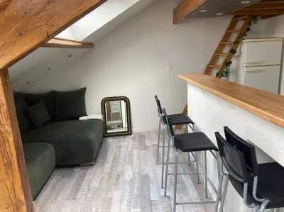 Coin salon dans l'établissement Cocon