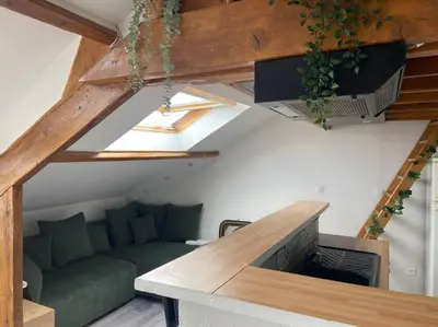 Coin salon dans l'établissement Cocon