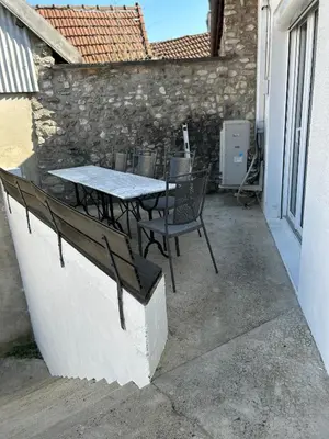 Balcon ou terrasse dans l'établissement CHEZ BRIGITTE