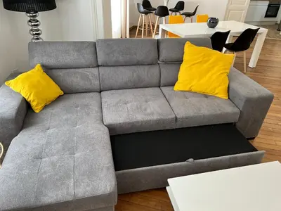 Coin salon dans l'établissement CHIC Appartement Type 4 / Parking Privé