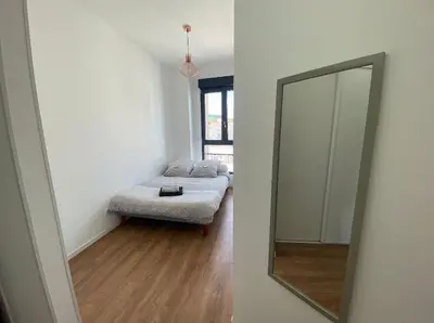 Un ou plusieurs lits dans un hébergement de l'établissement Millésime magnifique appart centre Epernay