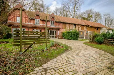 Jardin de l'établissement La ferme du chateau