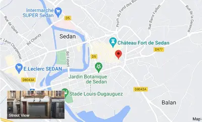 Plan de l'établissement Appart stylé très spacieux Sedan 4E