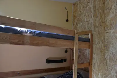 Un ou plusieurs lits superposés dans un hébergement de l'établissement Maison 9 km Disneyland 30 min Paris