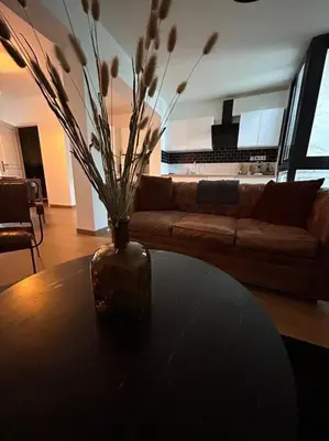 Coin salon dans l'établissement Grand Cru * Magnifique Duplex au cœur d’Epernay