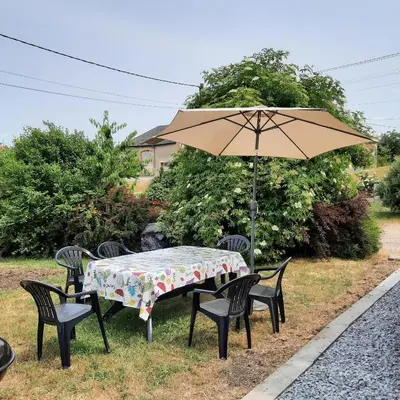Jardin de l'établissement Gîte Saint Sauveur