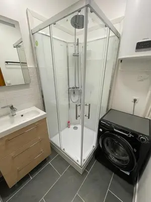 Salle de bains dans l'établissement Appartement Le Petit Charcot