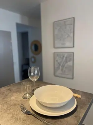 Plan de l'établissement Appartement T2 La Ferté Gaucher à 200m du centre