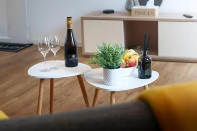 Boissons dans l'établissement Épernay Prestige, Appartement avec terrasse
