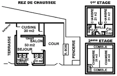 Plan de l'établissement L'escaille