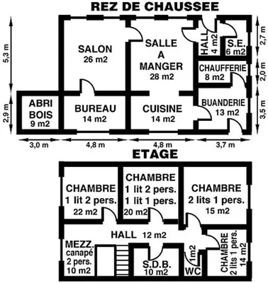 Plan de l'établissement Le caprice