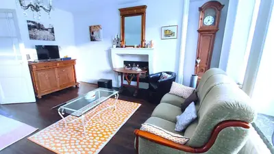 Télévision ou salle de divertissement dans l'établissement Les rosieres