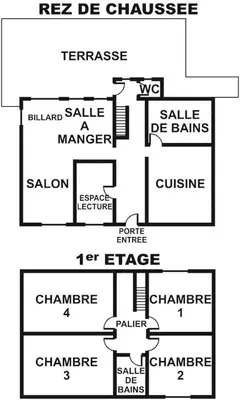 Plan de l'établissement Le celise