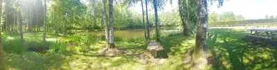 Paysage naturel près de la maison de vacances