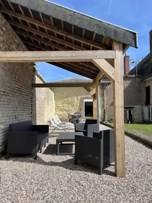 Coin salon dans l'établissement La ferte