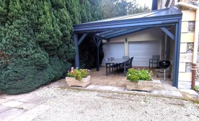 Jardin de l'établissement Le gite du mazagran
