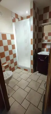 Salle de bains dans l'établissement Le gite d'aglae