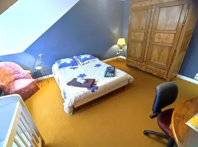 Un ou plusieurs lits dans un hébergement de l'établissement Chez anne