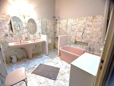 Salle de bains dans l'établissement Chez anne
