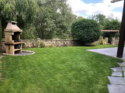 Jardin de l'établissement Chalet La Bohème