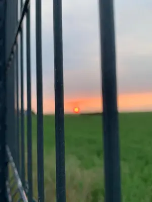 Lever ou coucher de soleil vu de la maison de vacances ou à proximité