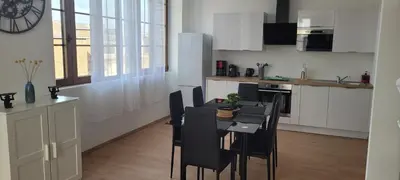 Cuisine ou kitchenette dans l'établissement T2 neuf hypercentre 5 couchages