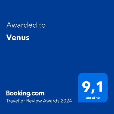 Certificat, récompense, panneau ou autre document affiché dans l'établissement Venus