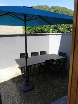Balcon ou terrasse dans l'établissement Gîte des quatre saisons