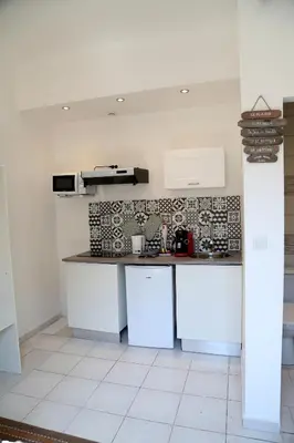 Cuisine ou kitchenette dans l'établissement MERCURE
