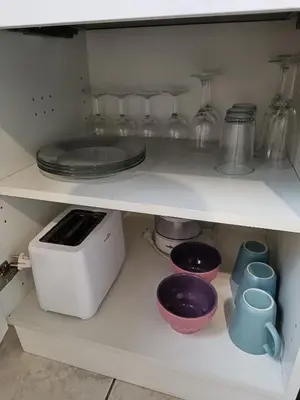 Cuisine ou kitchenette dans l'établissement Couturier lovely appartement proche centre ville