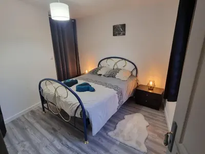 Un ou plusieurs lits dans un hébergement de l'établissement Appartement Rethel - Netflix - Marc & cécile