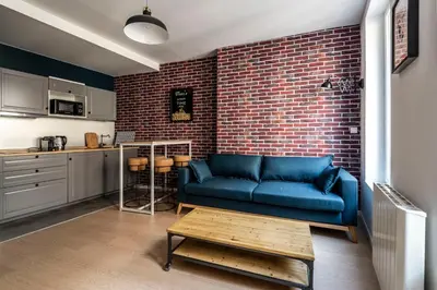 Cuisine ou kitchenette dans l'établissement Appartement Hyper Centre, Avenue de Champagne à 200 mètres