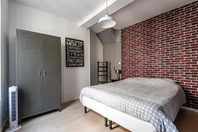 Un ou plusieurs lits dans un hébergement de l'établissement Appartement Hyper Centre, Avenue de Champagne à 200 mètres