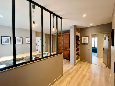 Cuisine ou kitchenette dans l'établissement Le Five Tellier - Blossom