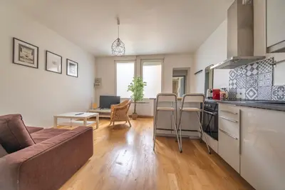 Cuisine ou kitchenette dans l'établissement Volcano