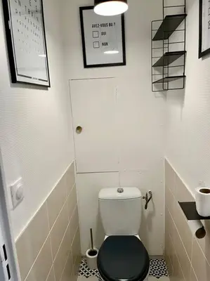 Salle de bains dans l'établissement DOM' - Proche Arena Boulingrin