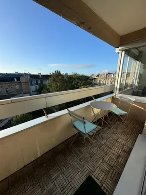 Balcon ou terrasse dans l'établissement Studio- avec parking- proche Cathedrale
