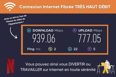 Plan de l'établissement Promenade d'Automne - Netflix & Wifi - Climatisation- Parking Gratuit - check-in 24H24 - Emplacement Vélos - GoodMarning