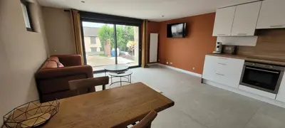 Cuisine ou kitchenette dans l'établissement 2 Gites dans les remparts à Dun sur Meuse