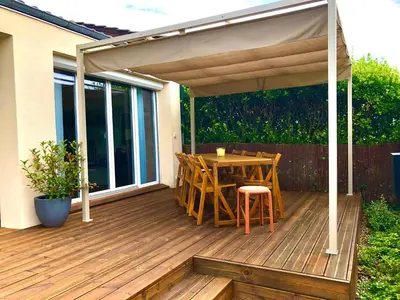 Balcon ou terrasse dans l'établissement Maison familiale 100m2