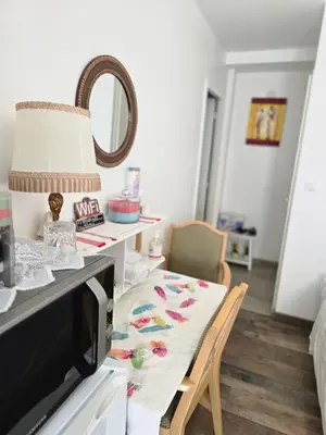 Coin salon dans l'établissement 1 Chambre pour 2 personnes 