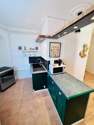 Cuisine ou kitchenette dans l'établissement Appartement « Dolce Vita »