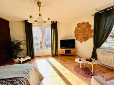 Télévision ou salle de divertissement dans l'établissement Appartement « Dolce Vita »