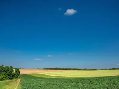 Paysage naturel près de la maison de vacances