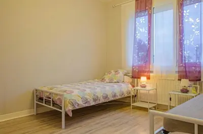 Un ou plusieurs lits dans un hébergement de l'établissement Gîte 10G263